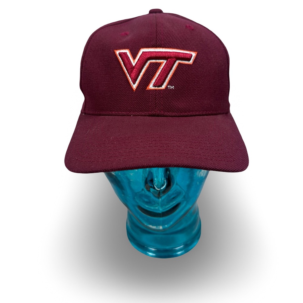 Vintage Sports Specialties Virginia Tech‎ Hokies Maroon Snapback Hat Cap VT